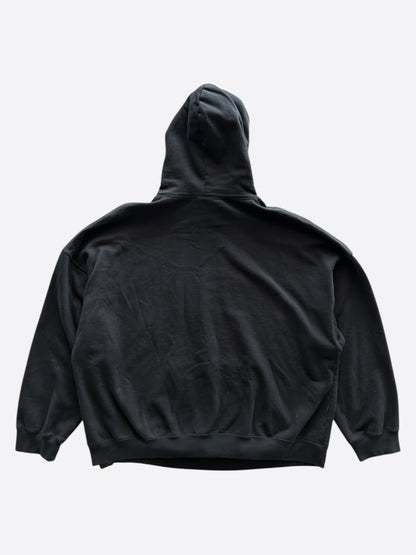 Balenciaga Black & White Miami Logo Hoodie