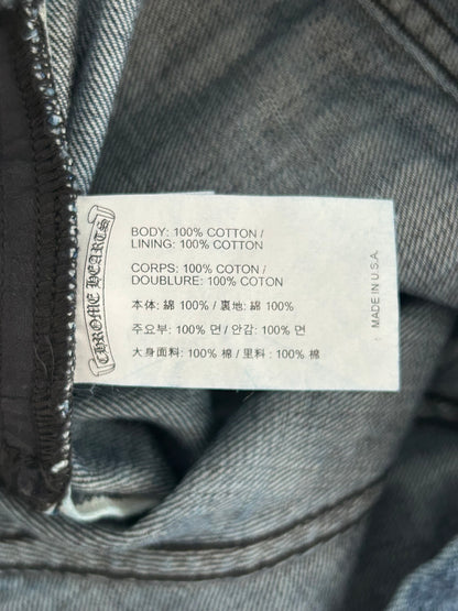 Chrome Hearts Blue Flared Jeans