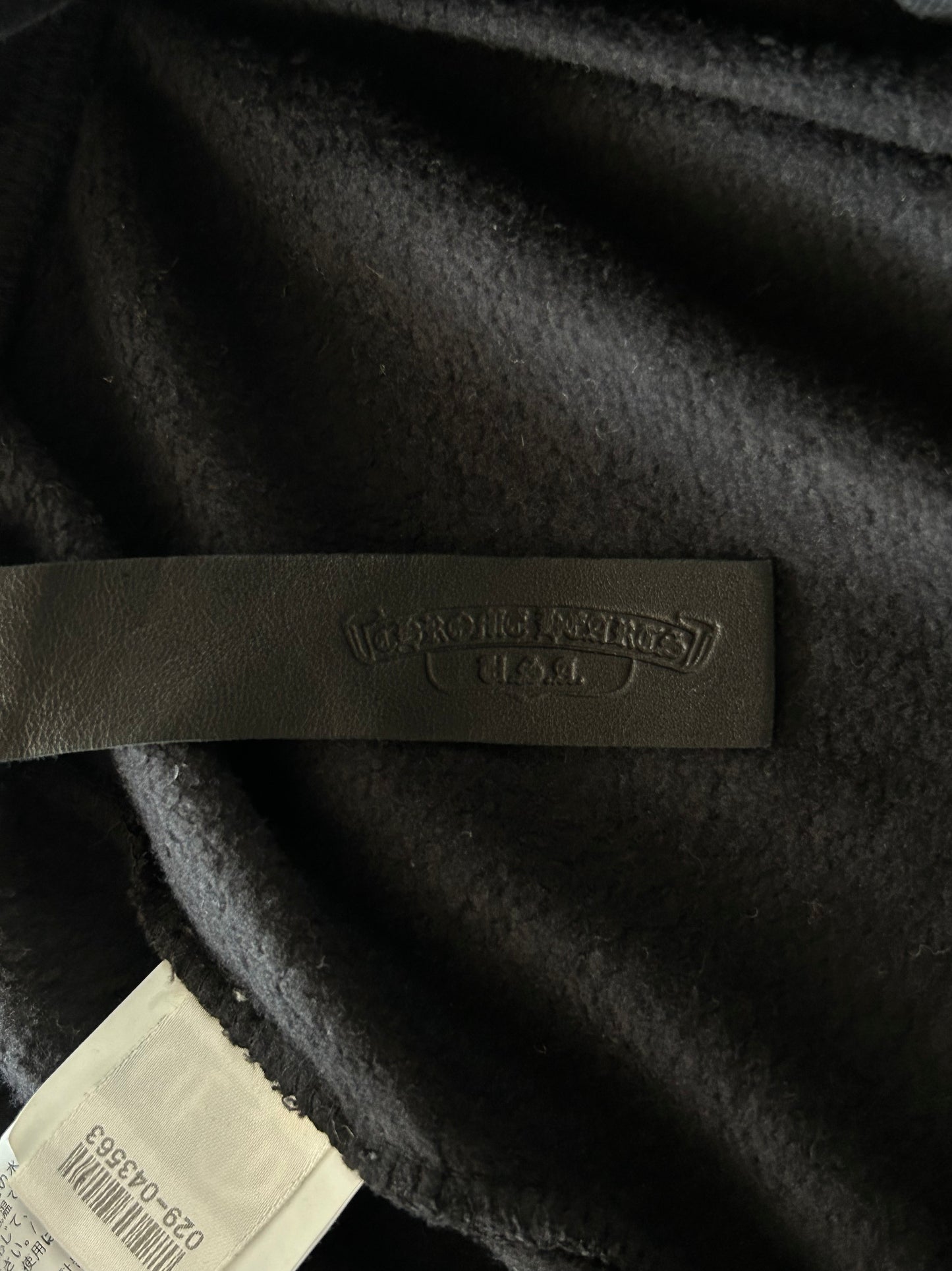 Chrome Hearts Black & White Embroidered Sweatpants