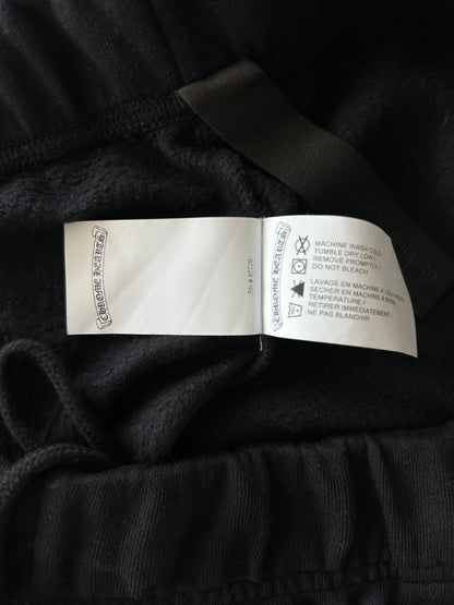 Chrome Hearts Black & White Embroidered Sweatpants