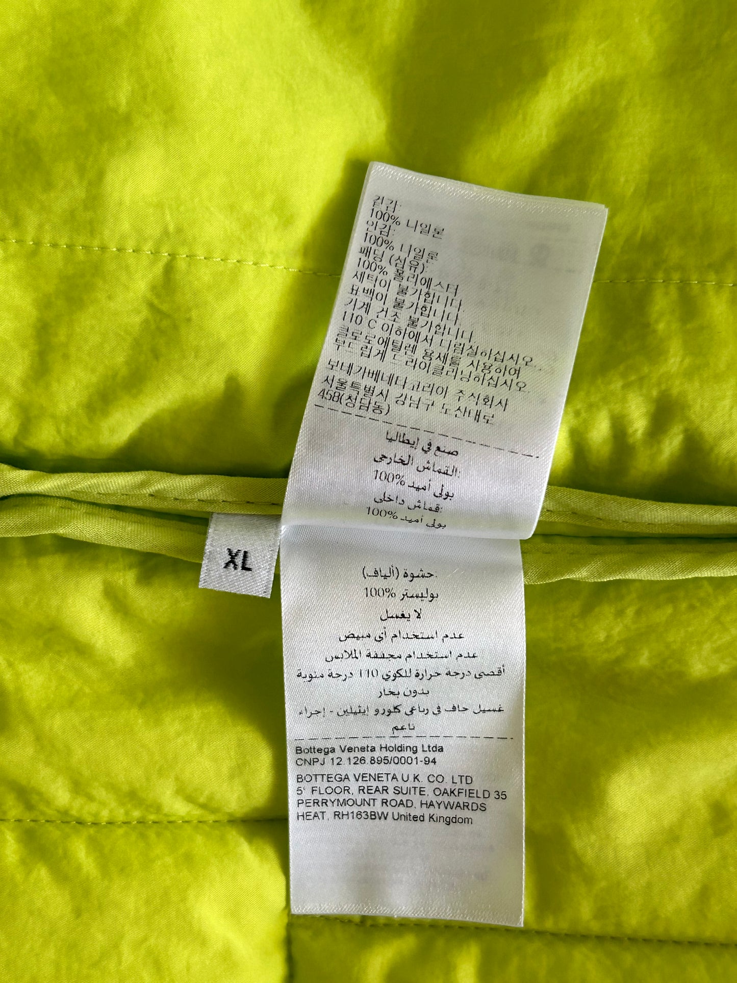 Bottega Veneta Yellow Quilted Vest