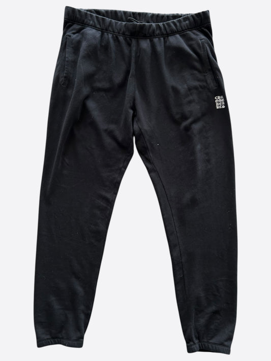 Chrome Hearts Black & White Embroidered Sweatpants