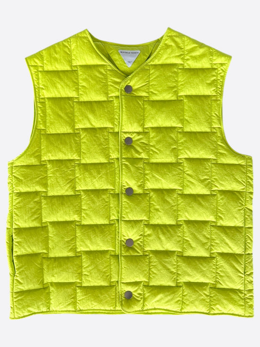 Bottega Veneta Yellow Quilted Vest