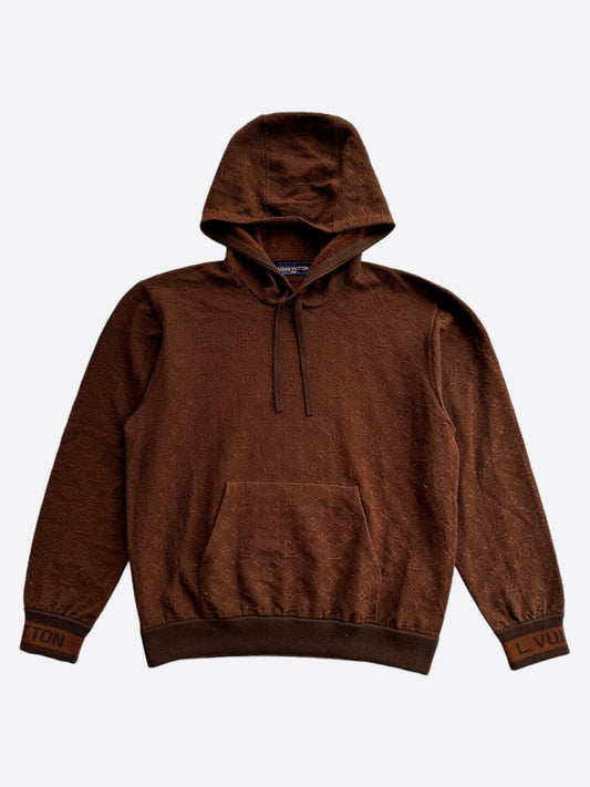 Louis Vuitton Brown Monogram Track Hoodie