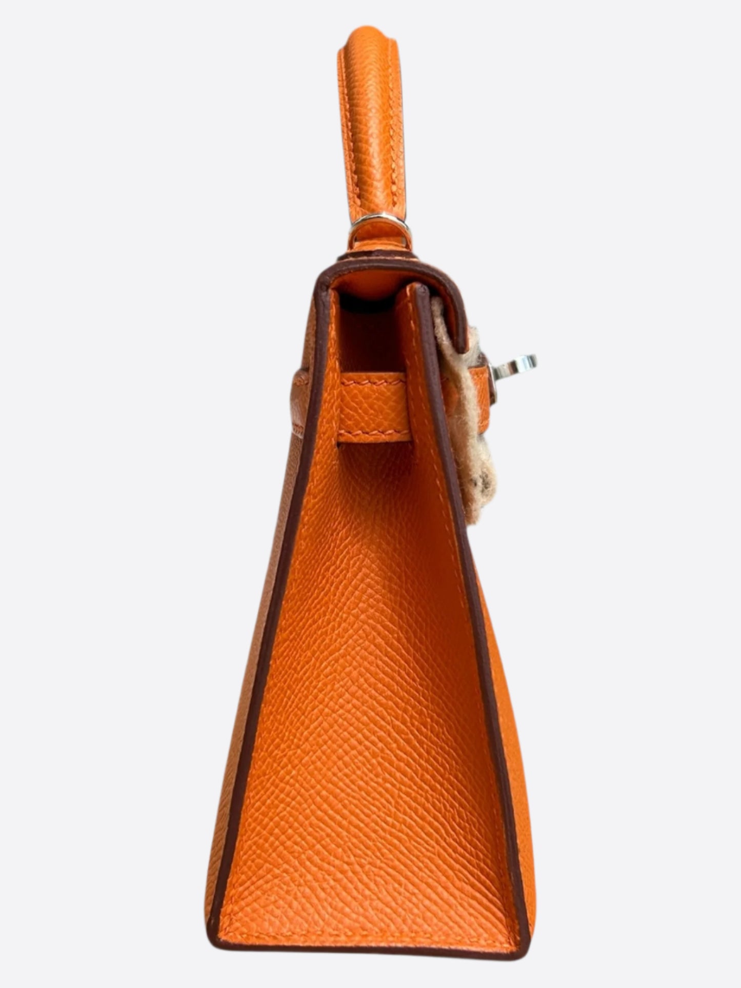 Hermes Orange Epsom Mini Kelly 20