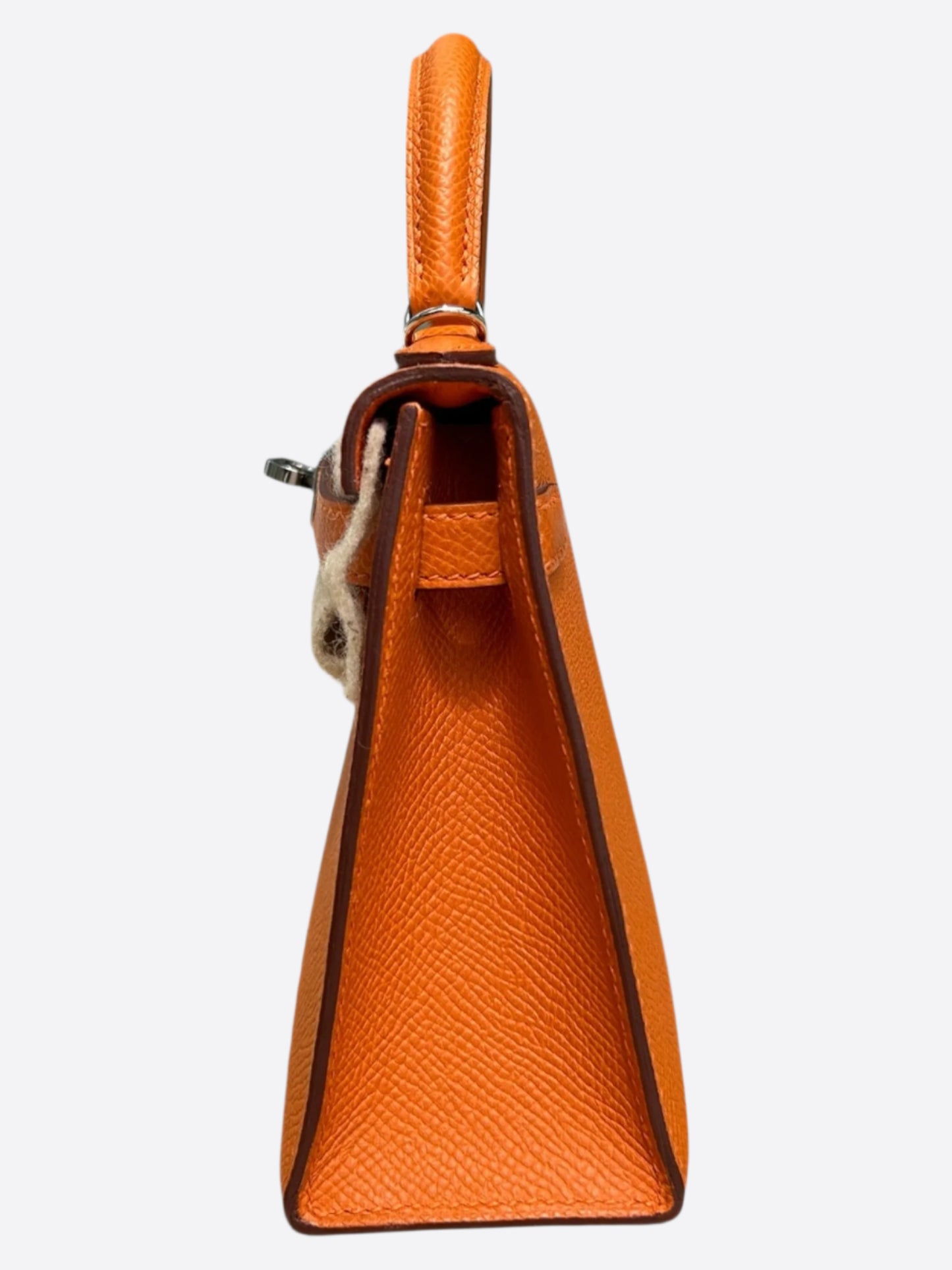 Hermes Orange Epsom Mini Kelly 20