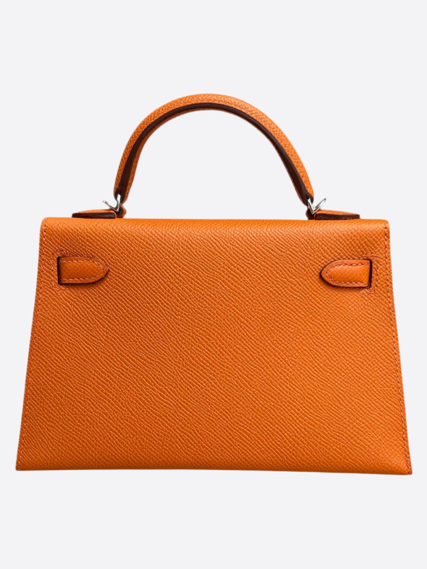 Hermes Orange Epsom Mini Kelly 20
