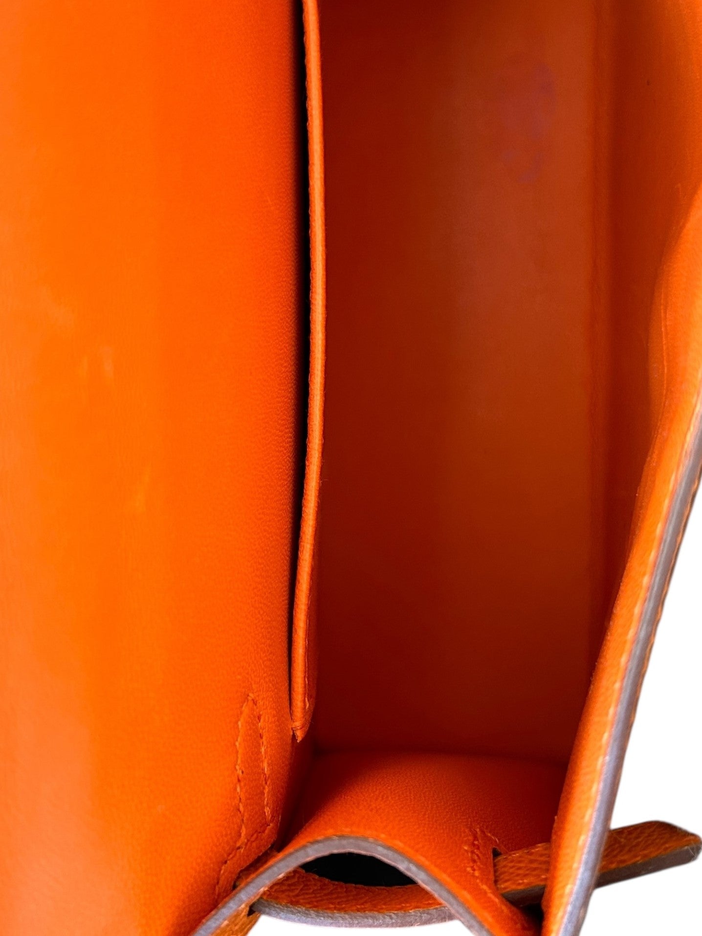 Hermes Orange Epsom Mini Kelly 20