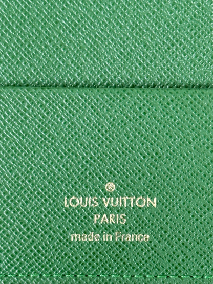 Louis Vuitton Brown & Green Monogram Heritage Passport Cover
