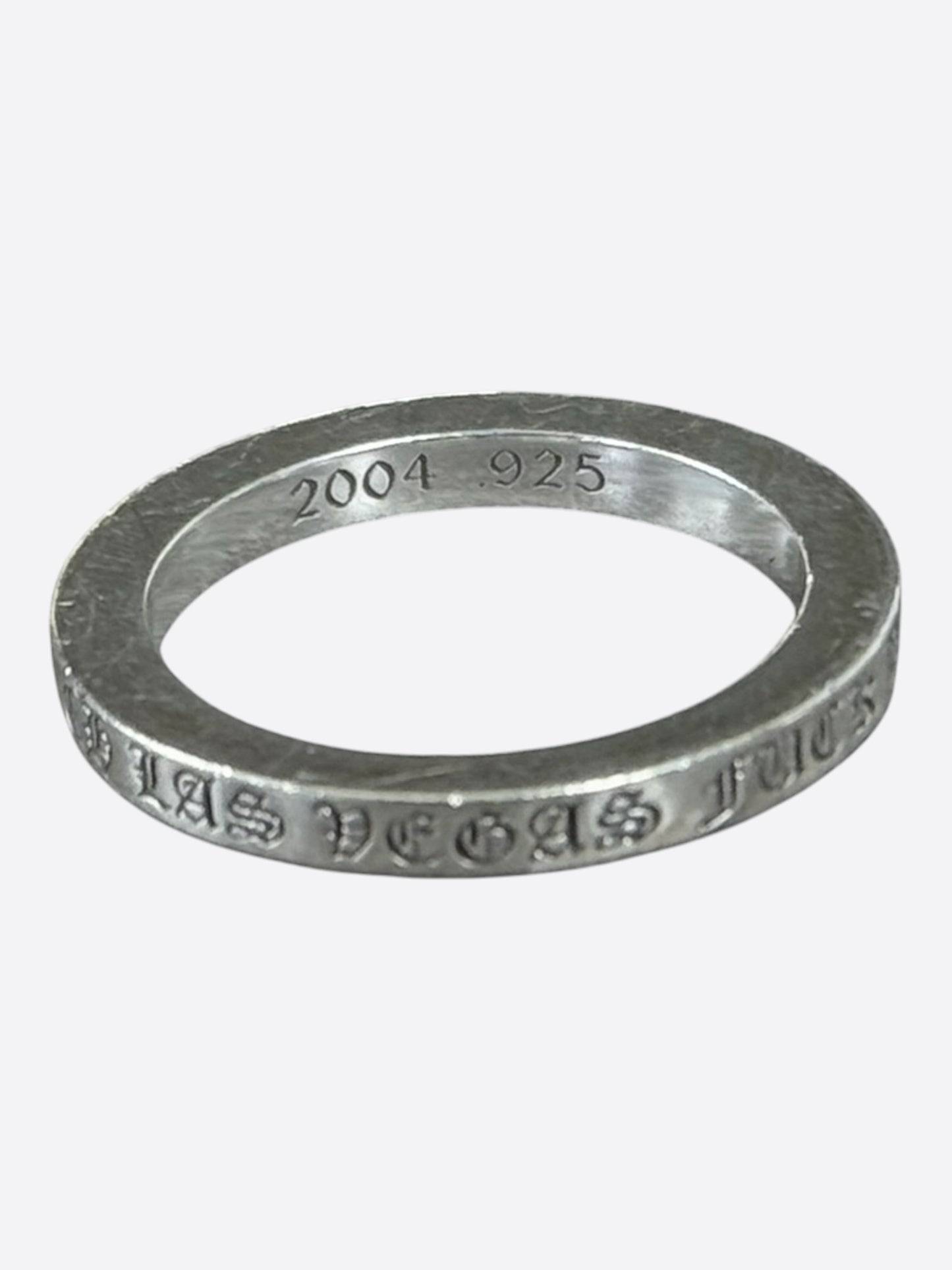 Chrome Hearts Silver Las Vegas Spacer Ring