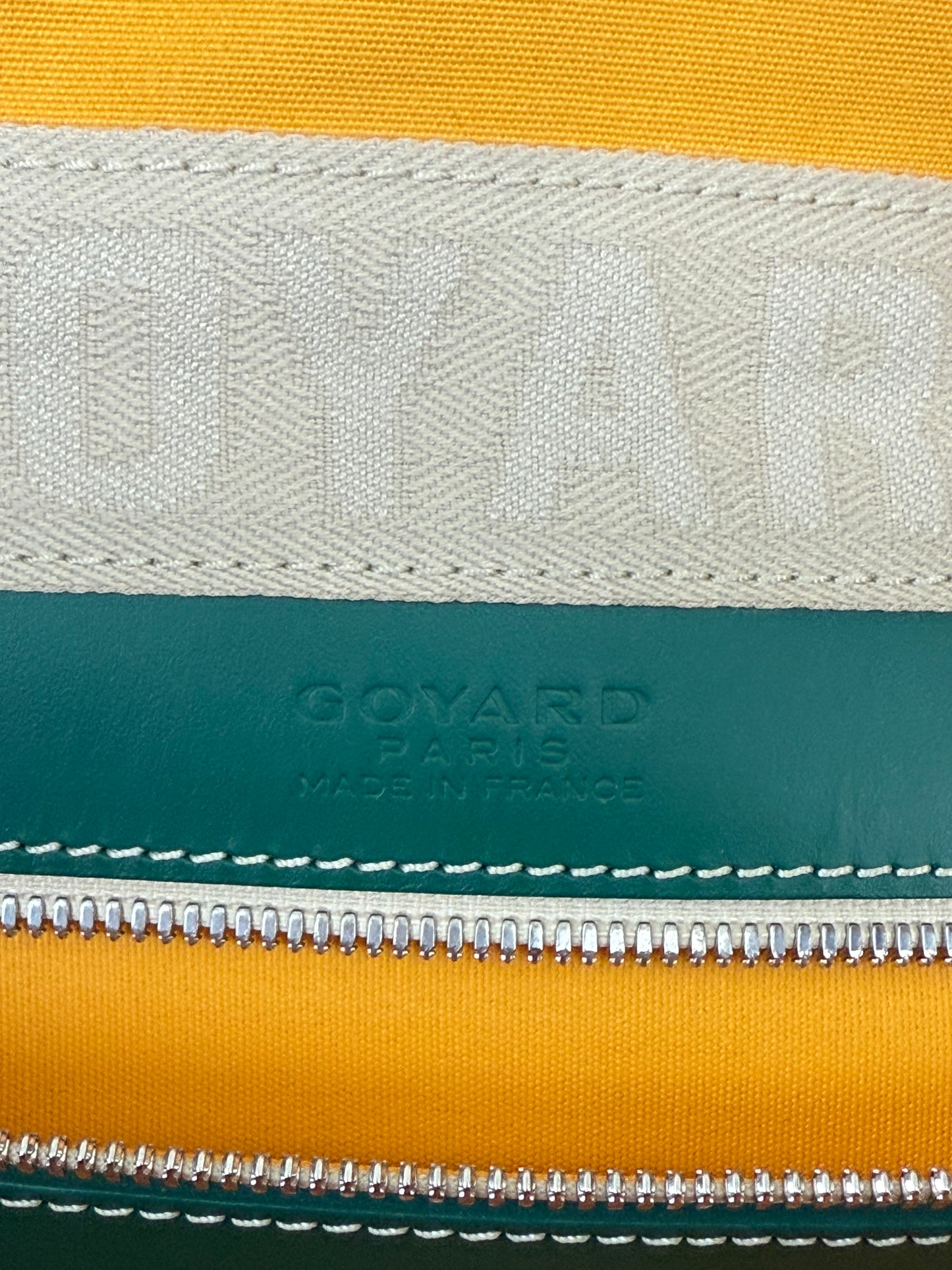 Goyard Green Boeing 55 Duffel Bag