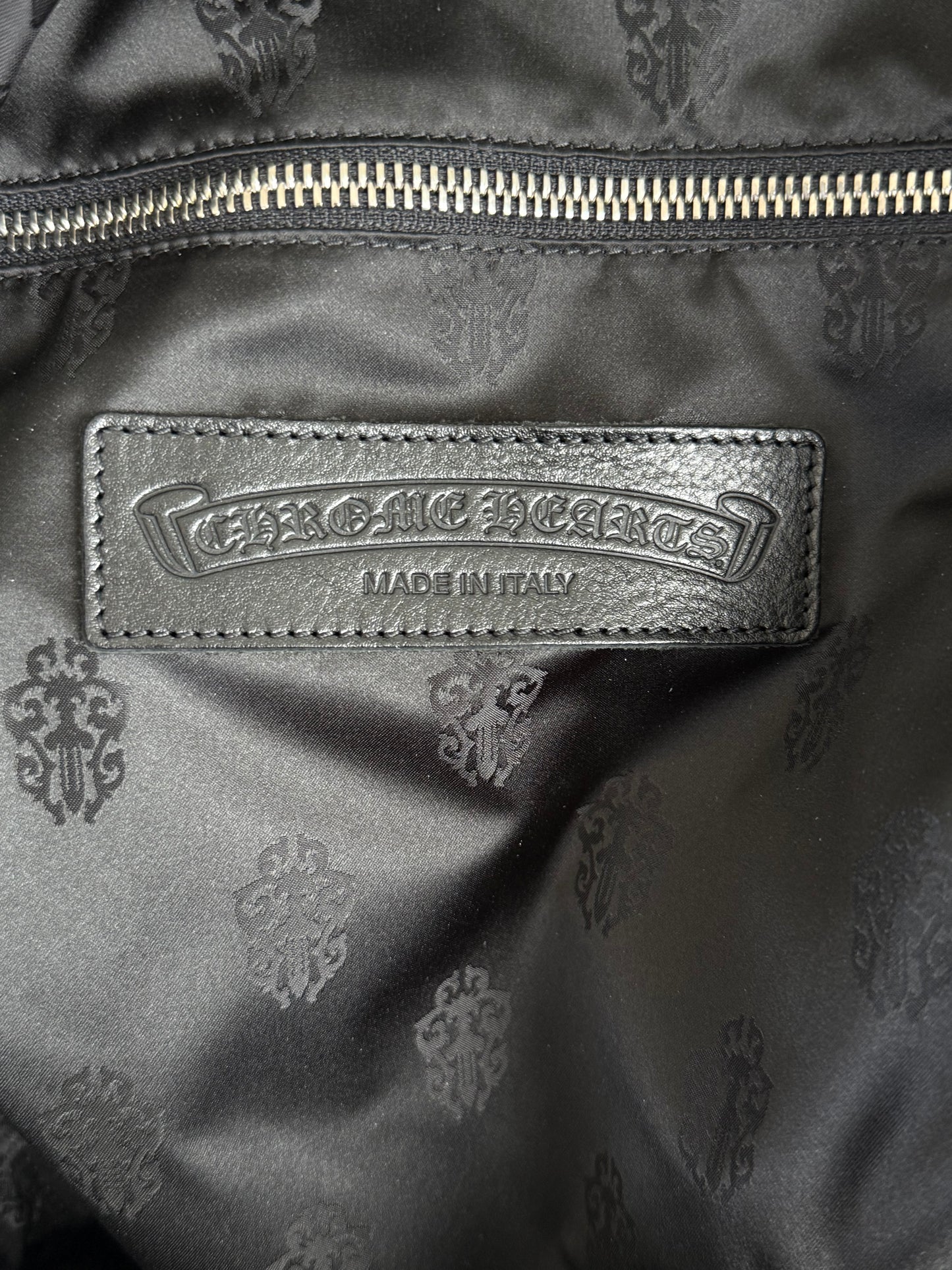 Chrome Hearts Black Stencil 7th Grade Nylon Backpack