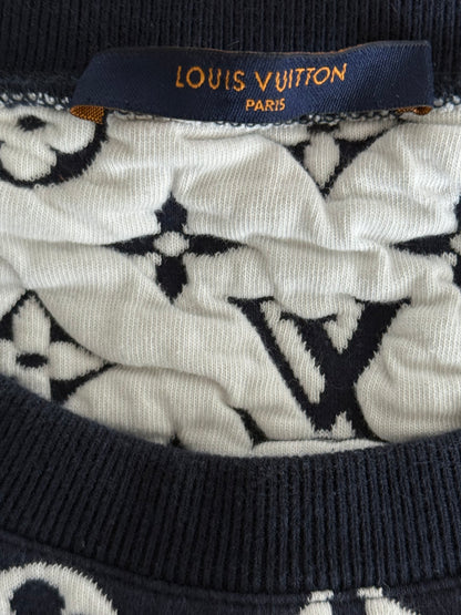Louis Vuitton Navy Monogram Sweater