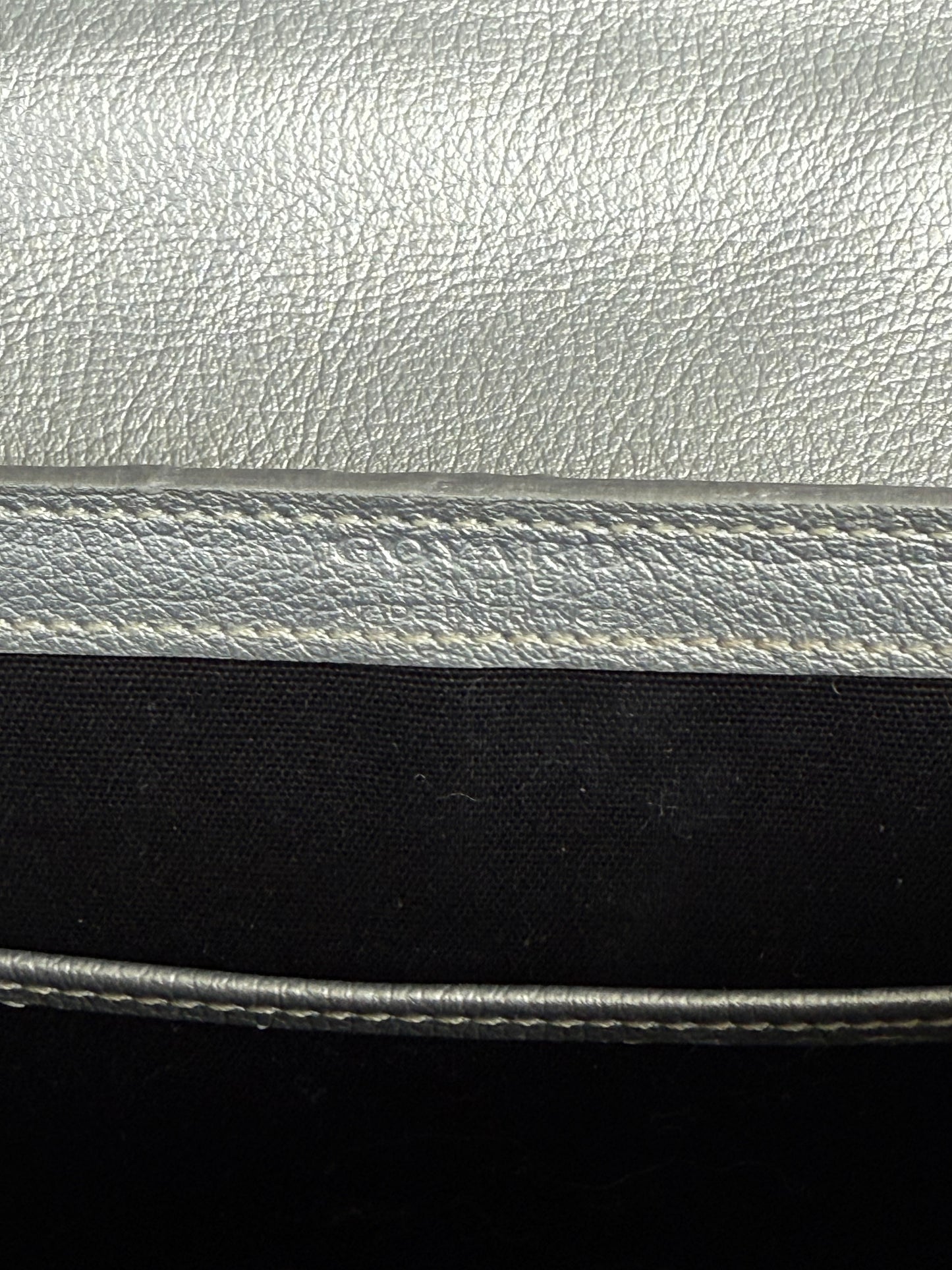 Silver Goyard Sac Saigon Mini Structure