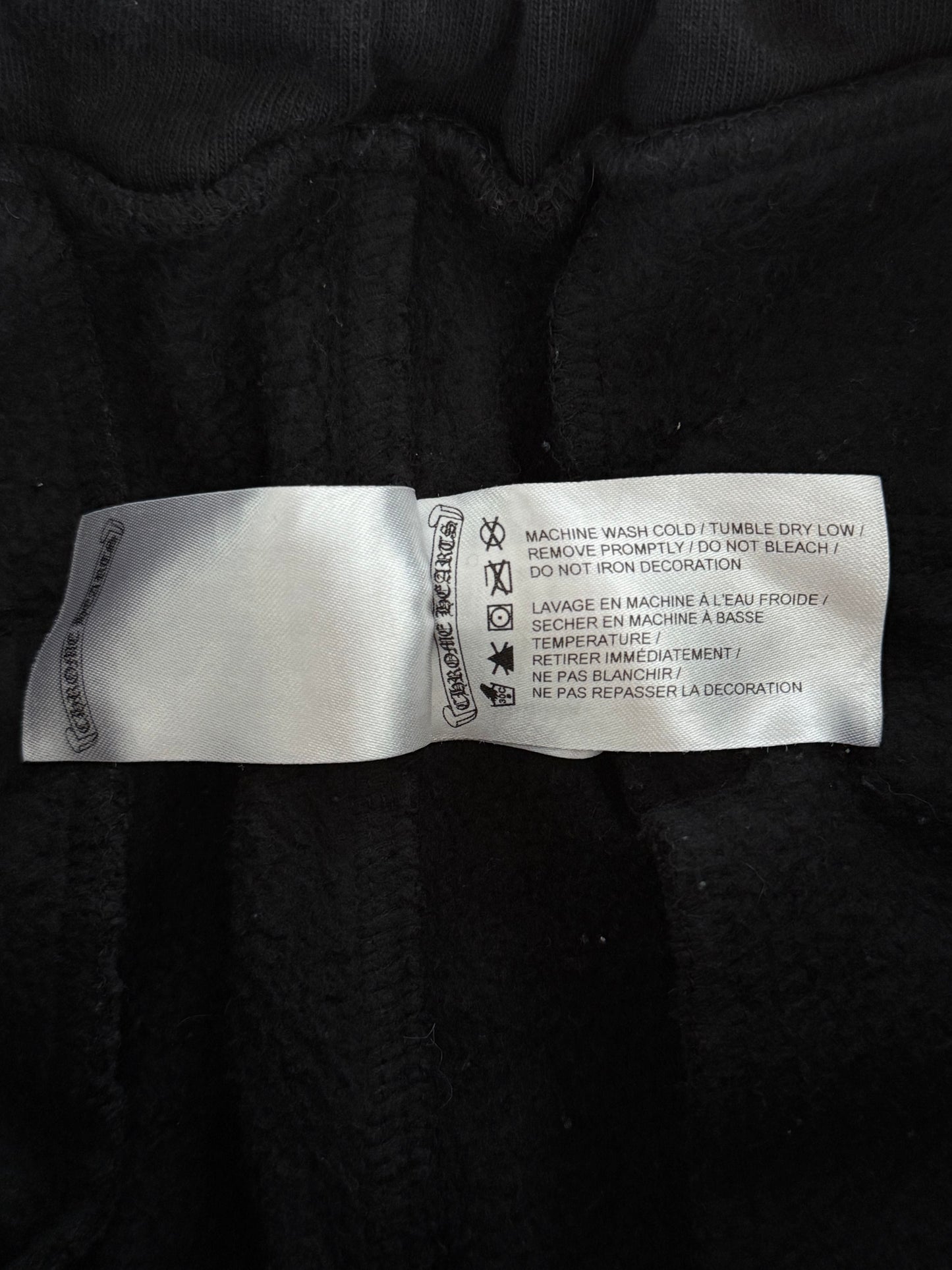 Chrome Hearts Black Multicolor Cross Logo Sweatpants