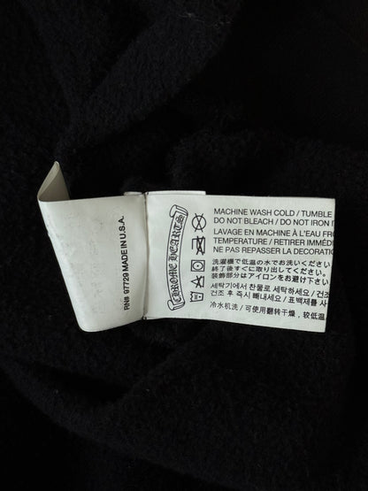 Chrome Hearts Black & White Horseshoe Chomper Logo Hoodie