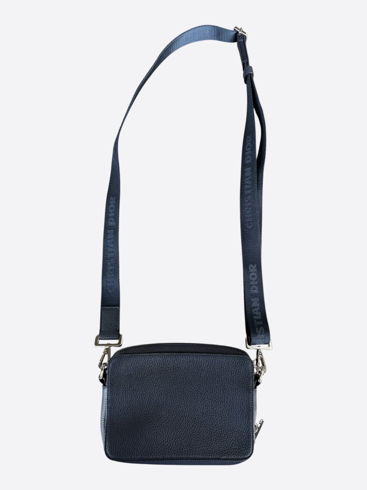 Dior Jordan Navy & White Logo Messenger Bag