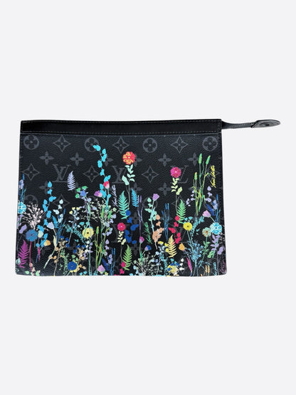 Louis Vuitton Monogram Eclipse Folia Pochette Voyage MM