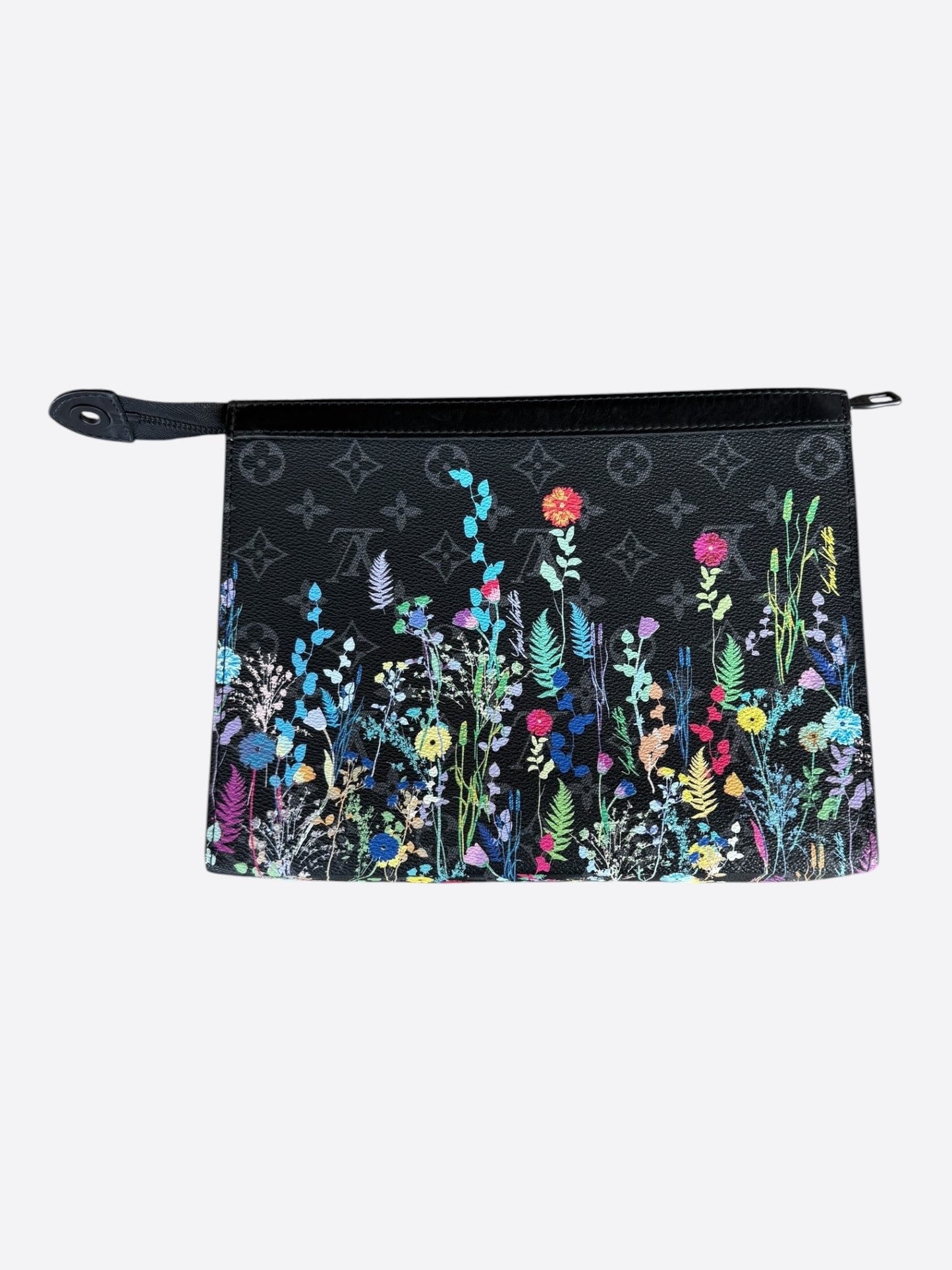 Louis Vuitton Monogram Eclipse Folia Pochette Voyage MM