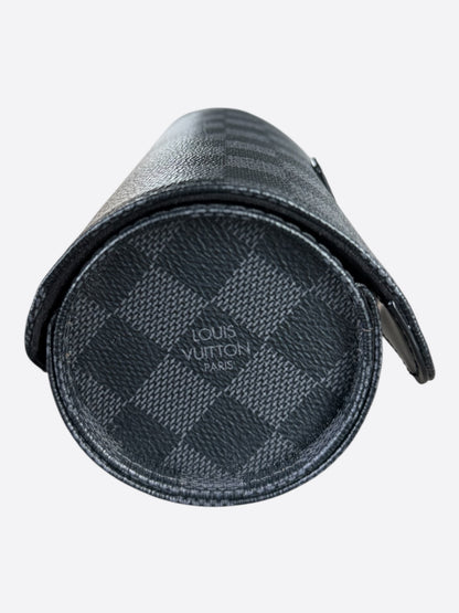 Louis Vuitton Damier Graphite Watch Roll