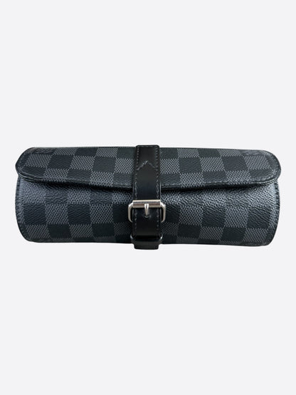 Louis Vuitton Damier Graphite Watch Roll