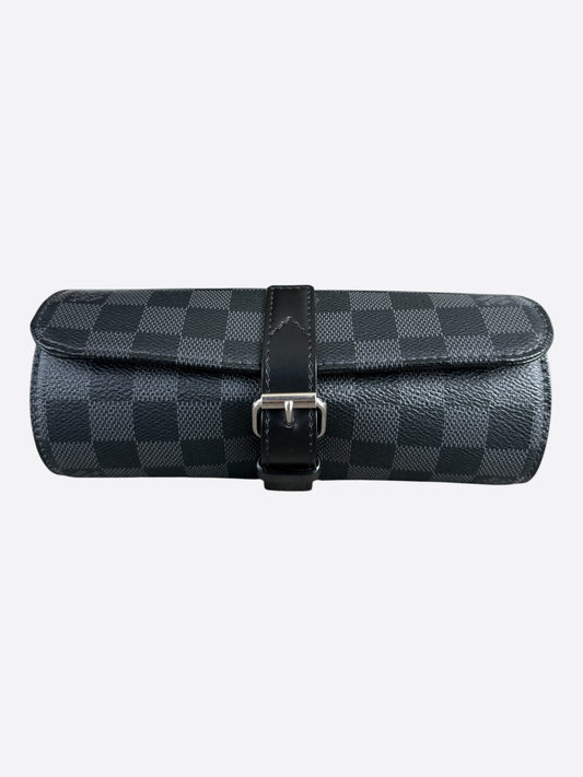 Louis Vuitton Damier Graphite Watch Roll