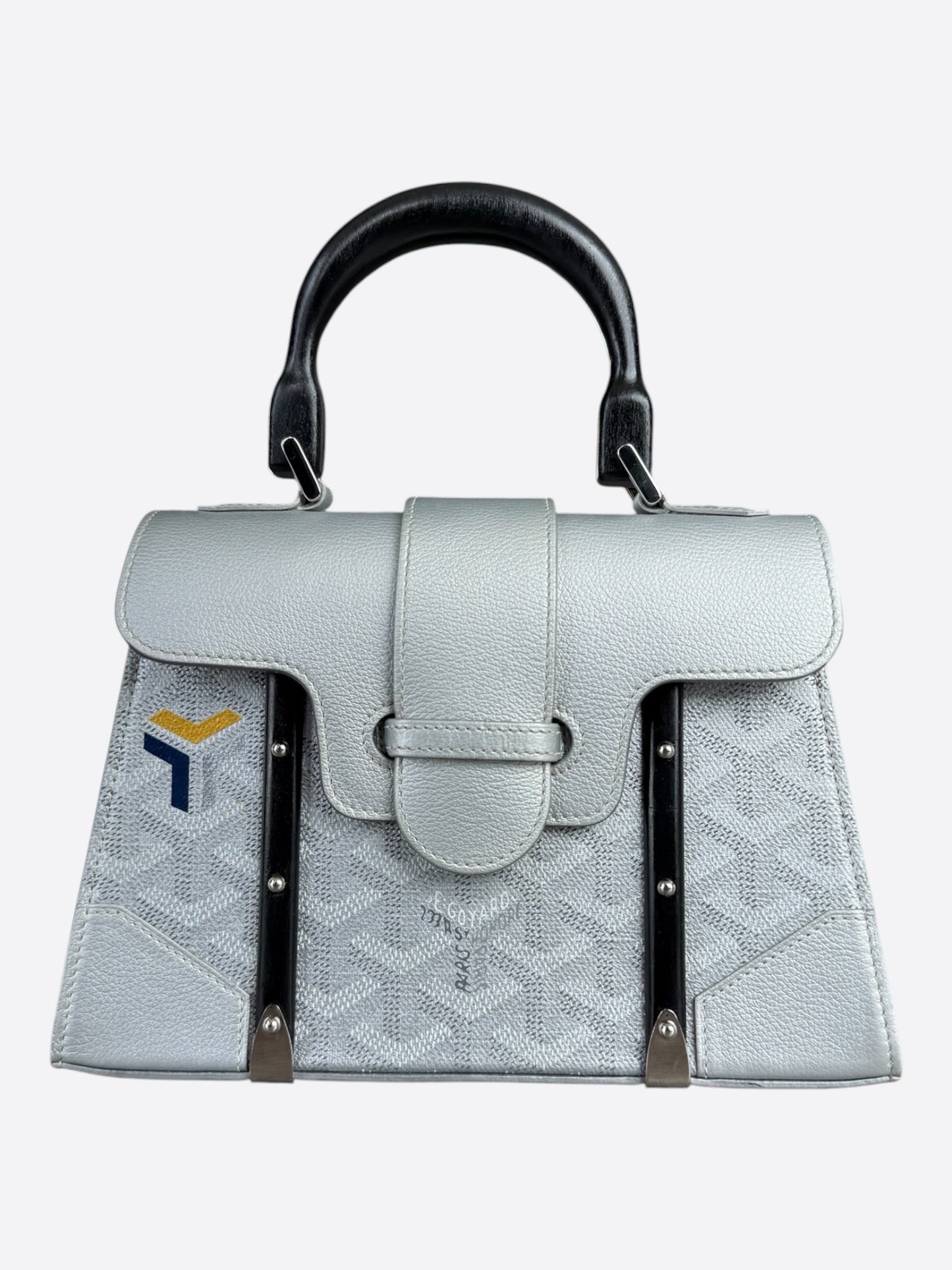Silver Goyard Sac Saigon Mini Structure