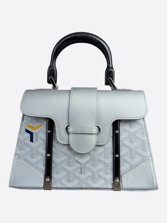 Silver Goyard Sac Saigon Mini Structure