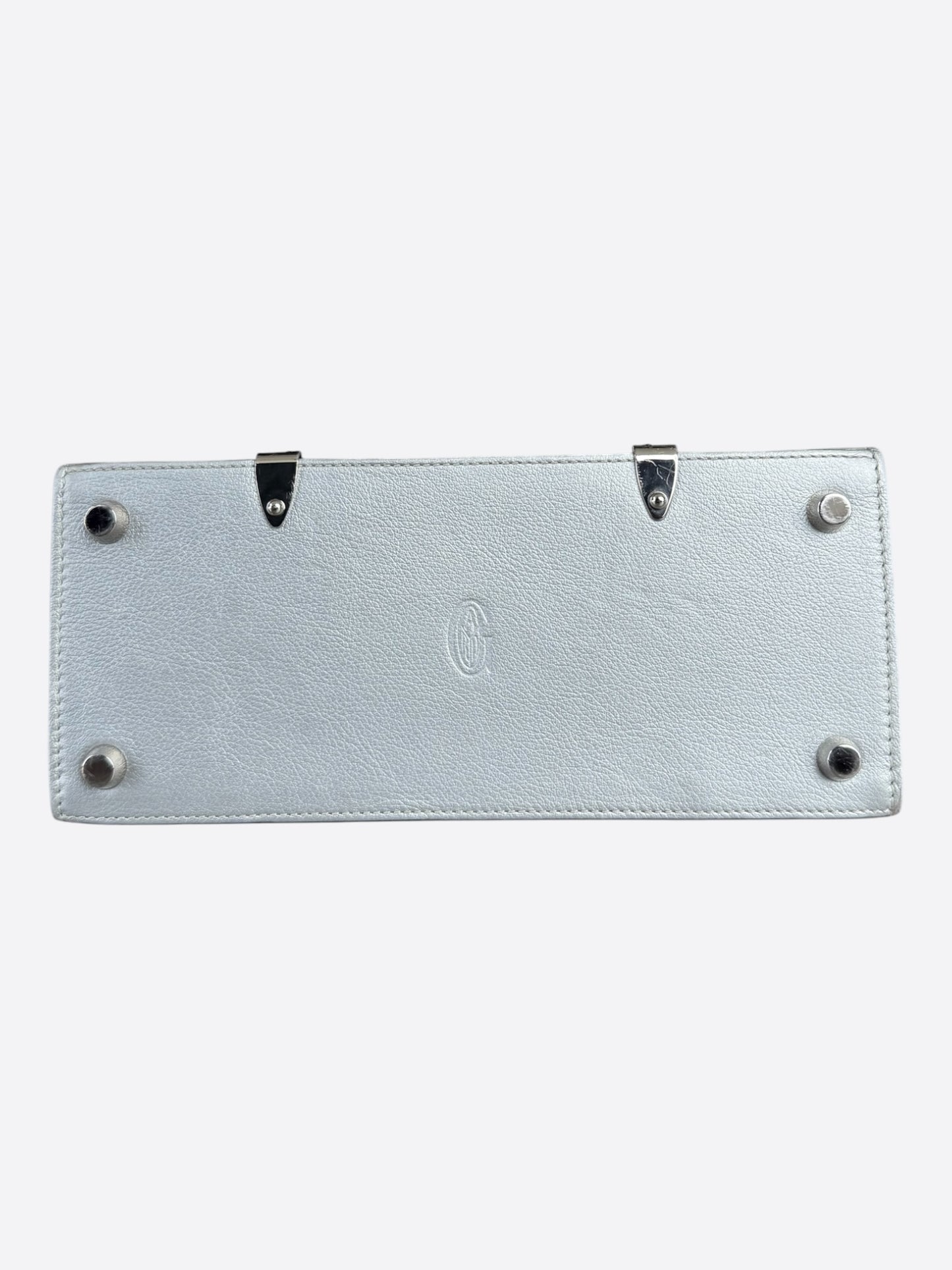 Silver Goyard Sac Saigon Mini Structure