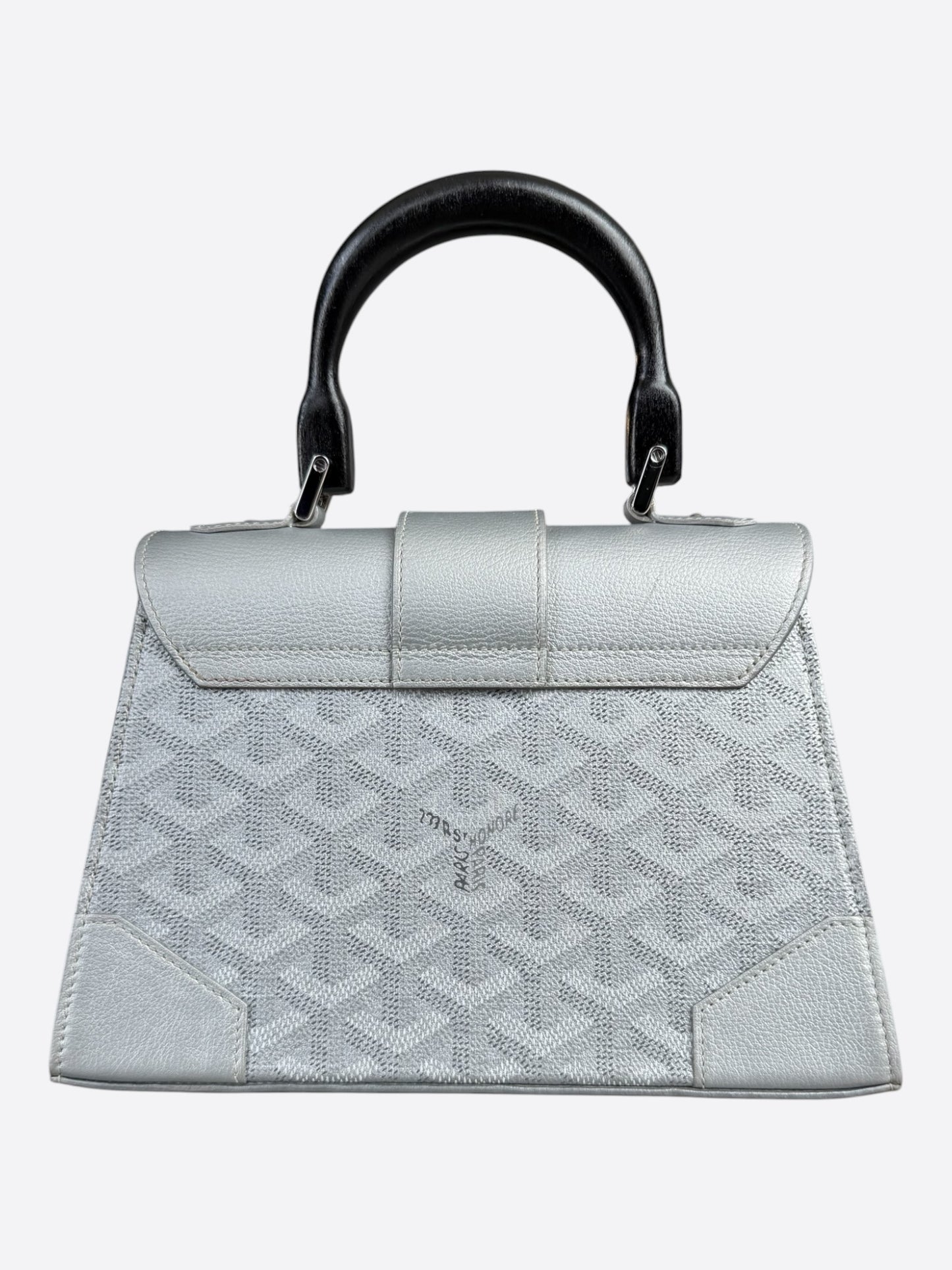 Silver Goyard Sac Saigon Mini Structure