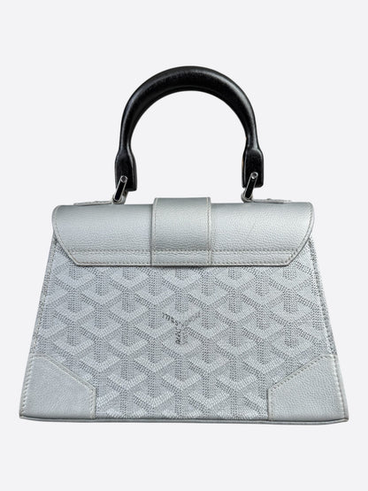 Silver Goyard Sac Saigon Mini Structure