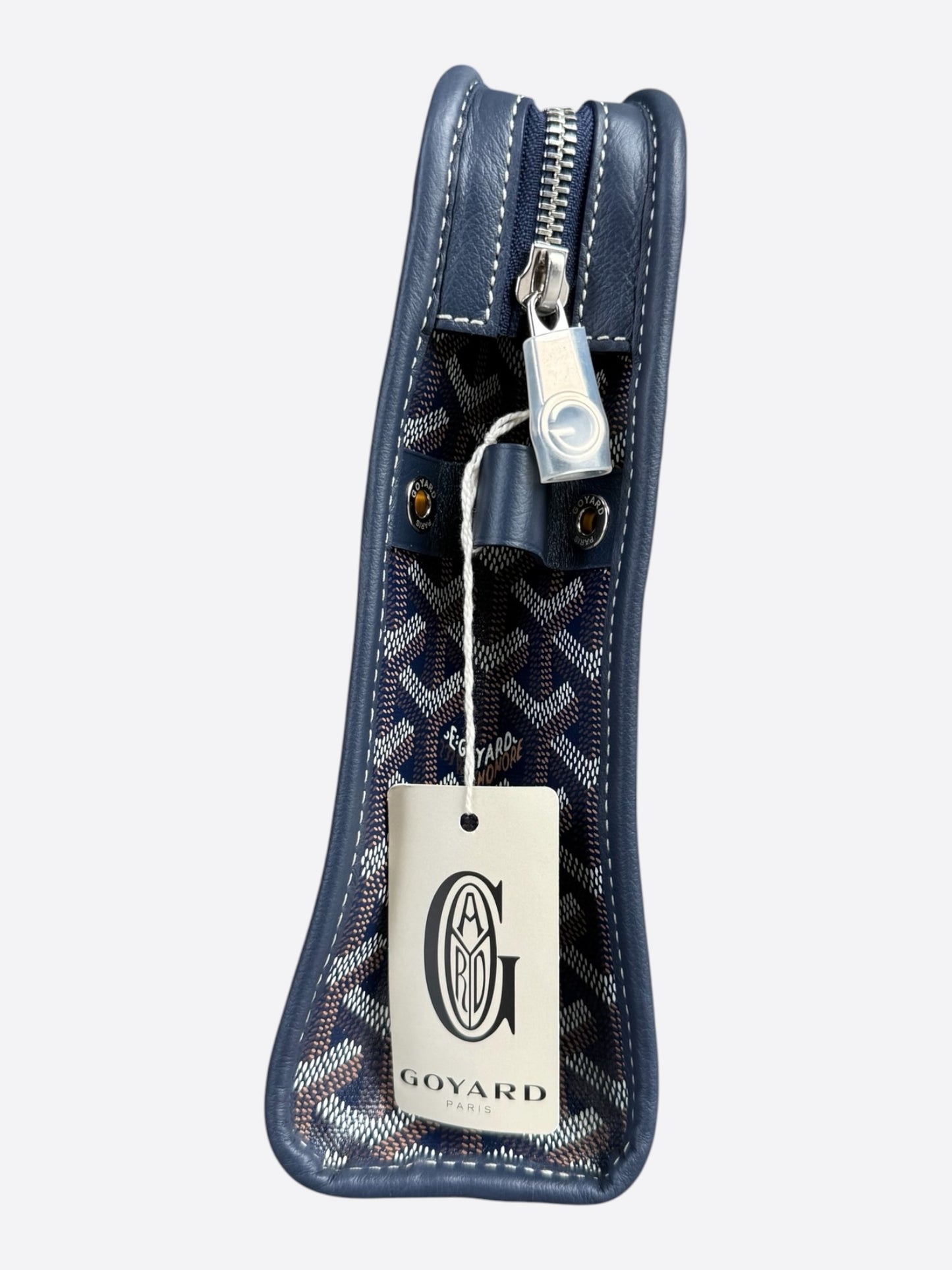 Goyard Navy Jouvence GM Toiletry Bag