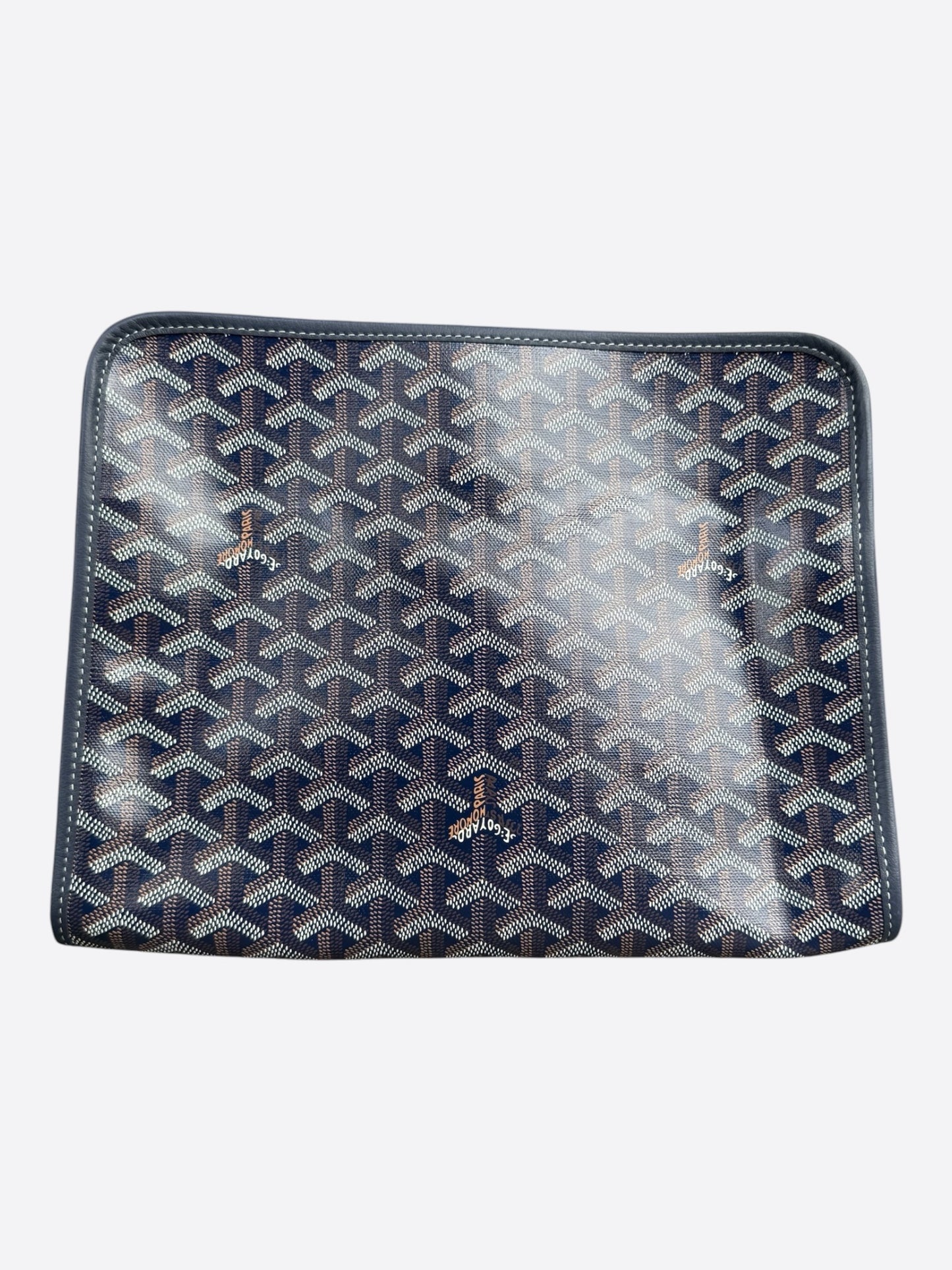 Goyard Navy Jouvence GM Toiletry Bag