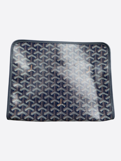 Goyard Navy Jouvence GM Toiletry Bag
