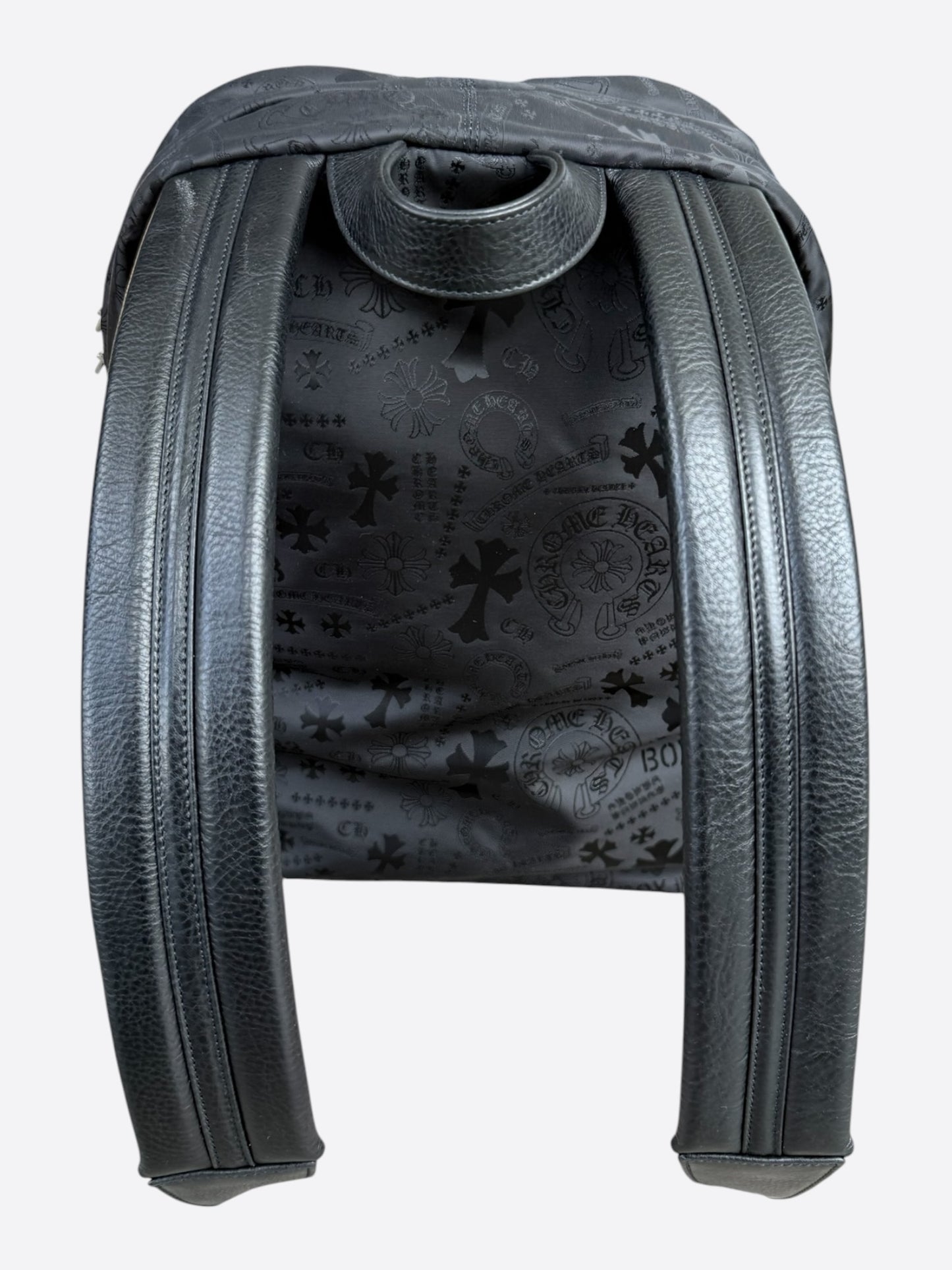 Chrome Hearts Black Stencil 7th Grade Nylon Backpack