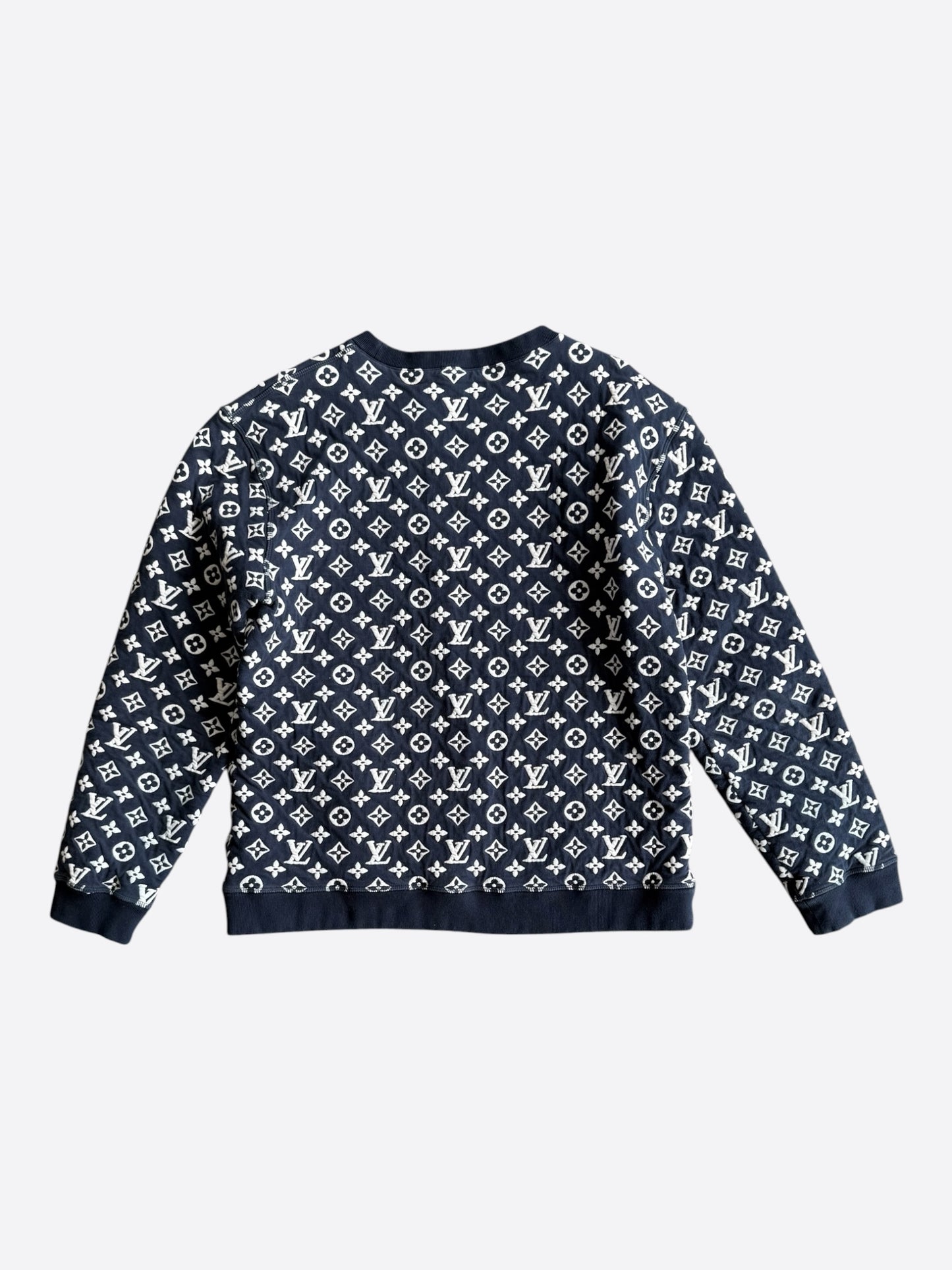 Louis Vuitton Navy Monogram Sweater