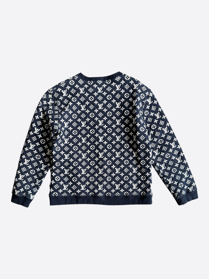 Louis Vuitton Navy Monogram Sweater