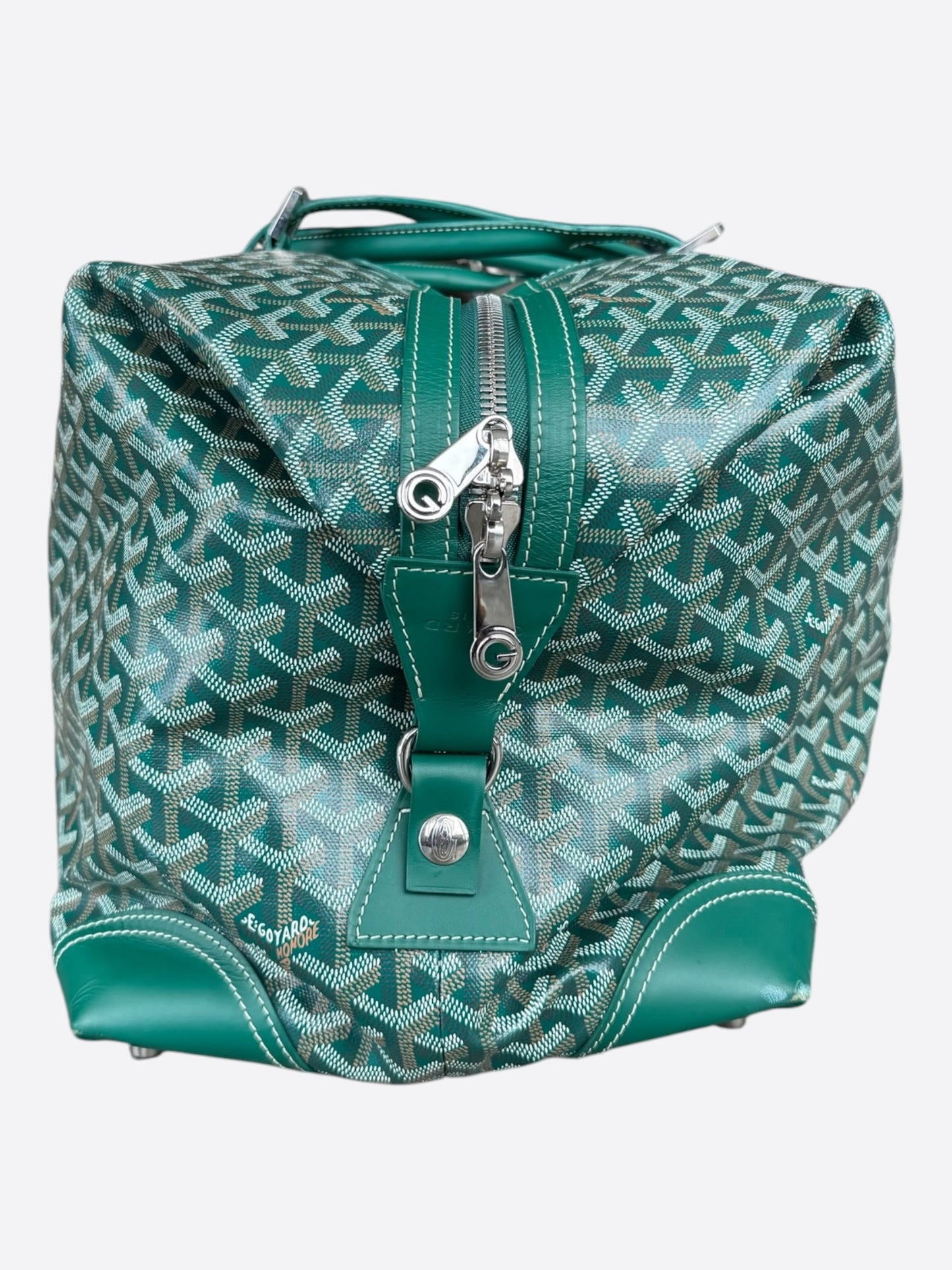 Goyard Green Boeing 55 Duffel Bag