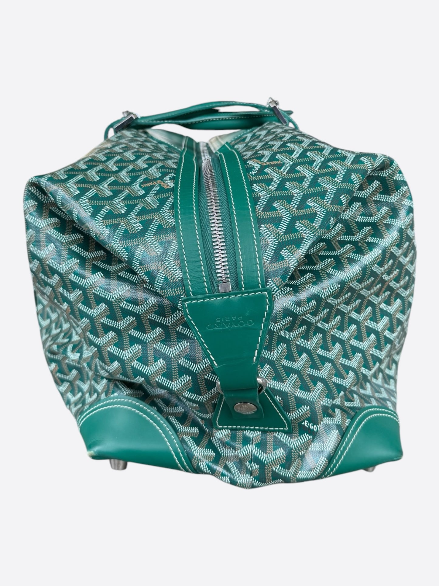 Goyard Green Boeing 55 Duffel Bag
