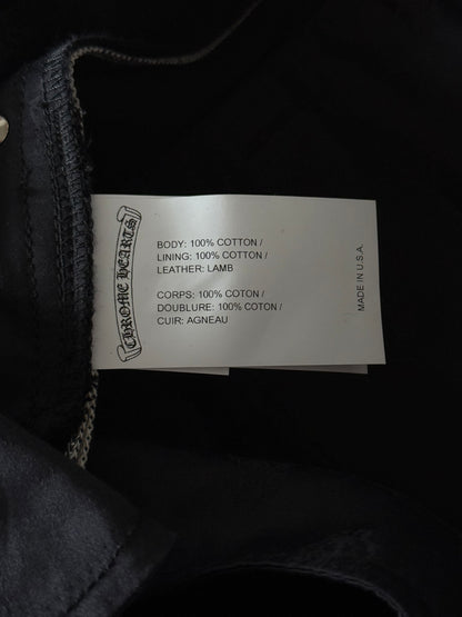 Chrome Hearts Black Street Sweeper Jeans