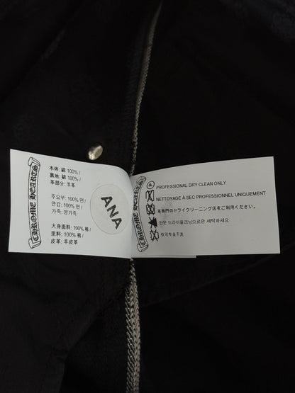 Chrome Hearts Black Street Sweeper Jeans
