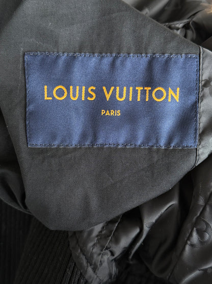 Louis Vuitton Black Monogram Reversible Leather Jacket