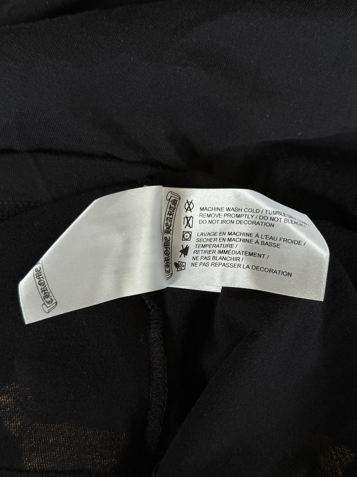 Chrome Hearts Black USA Flag Longsleeve T-Shirt