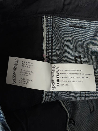 Chrome Hearts Blue Carpenter Shorts
