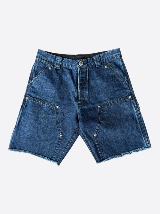 Chrome Hearts Blue Carpenter Shorts