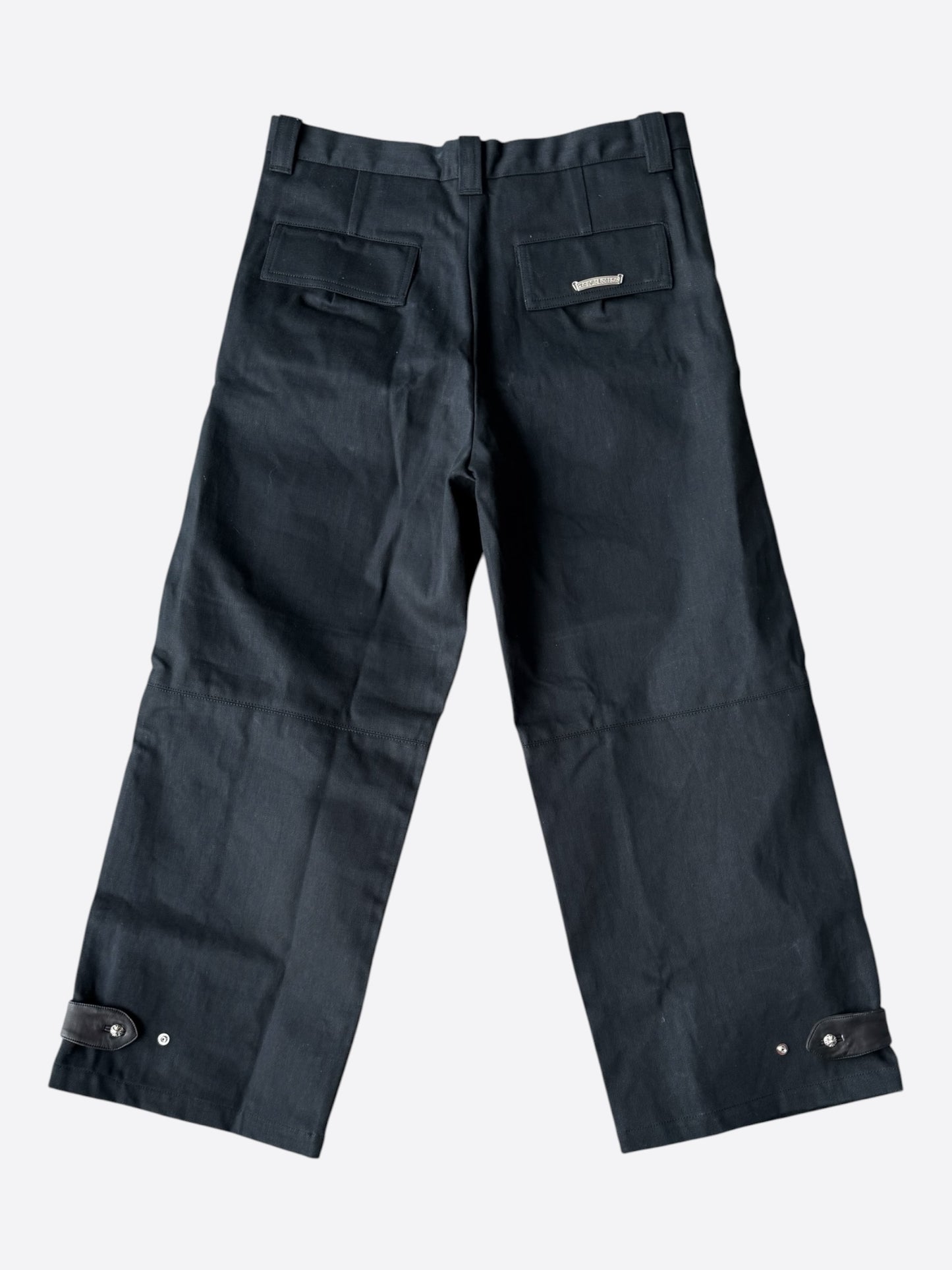 Chrome Hearts Black Street Sweeper Jeans