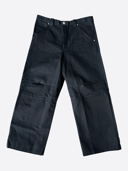 Chrome Hearts Black Street Sweeper Jeans
