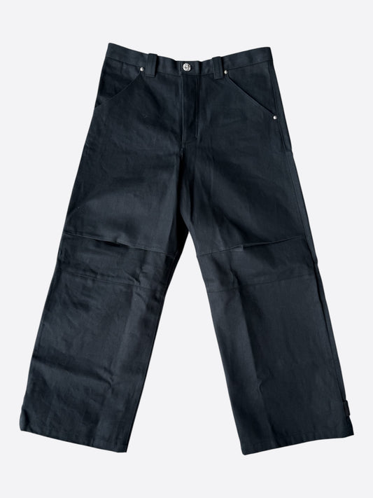 Chrome Hearts Black Street Sweeper Jeans