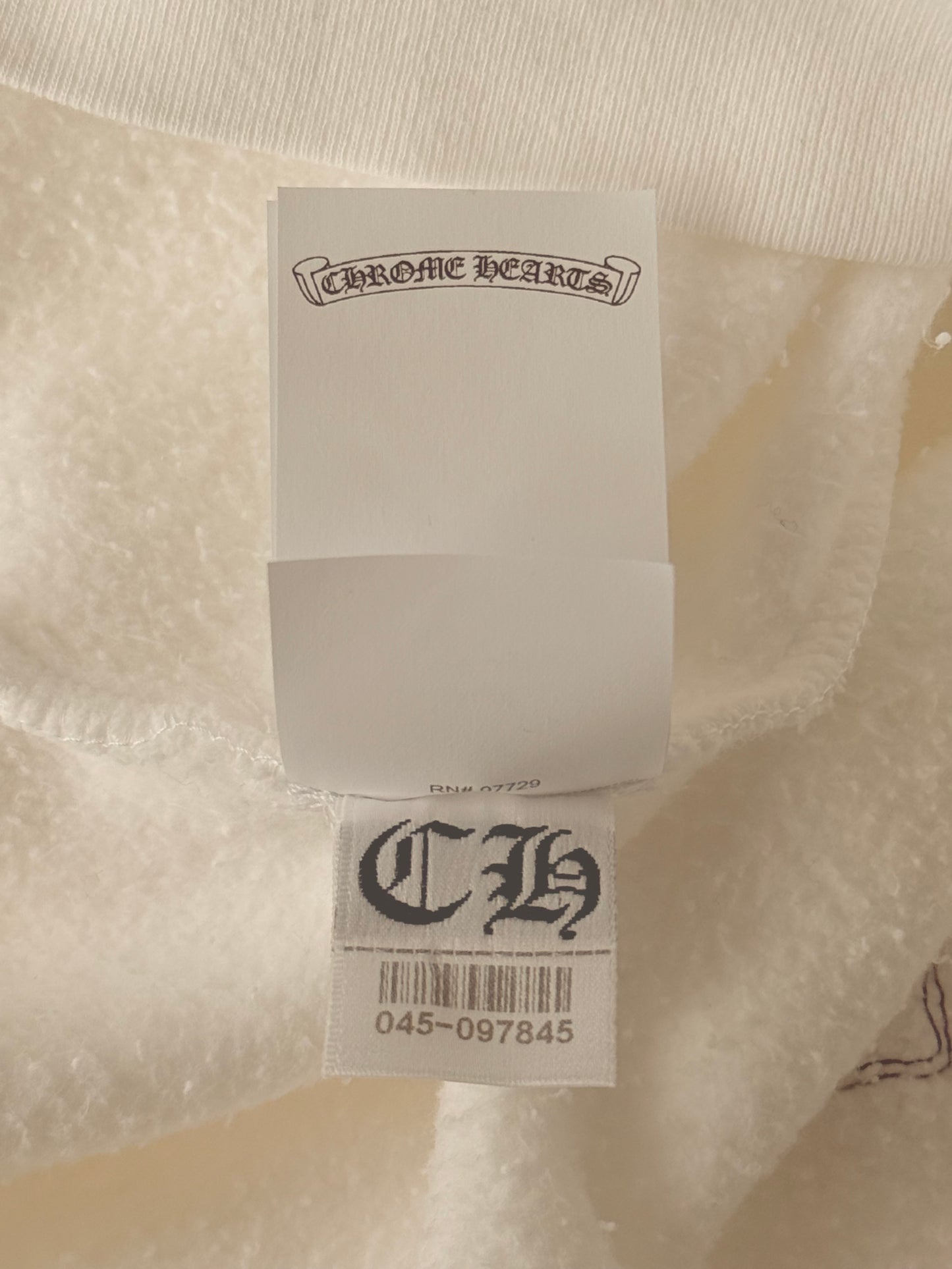 Chrome Hearts Leopard Cross Patch Quarter Zip Sweater