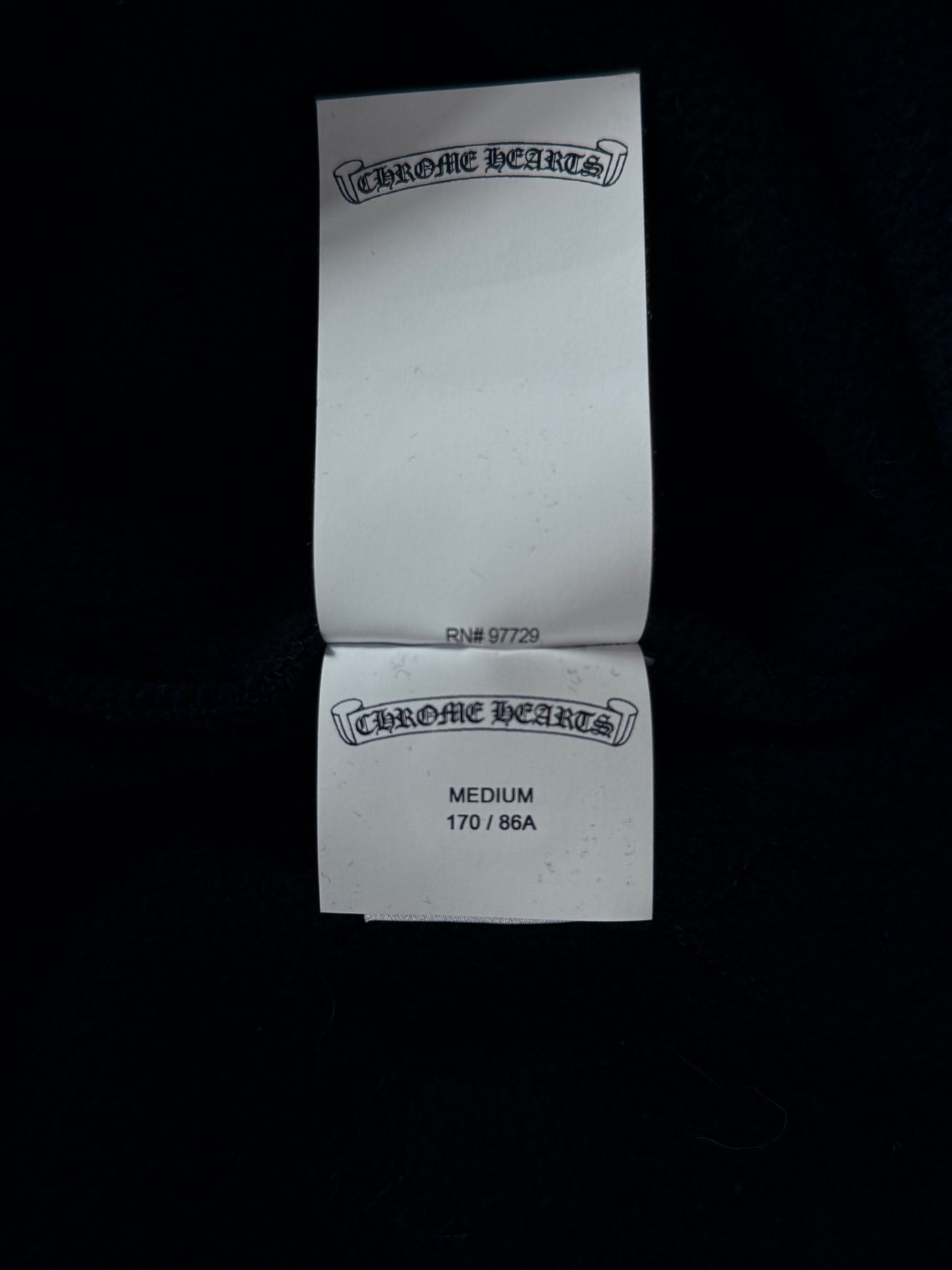 Chrome Hearts Black Cross Patch Quarter Zip Sweater